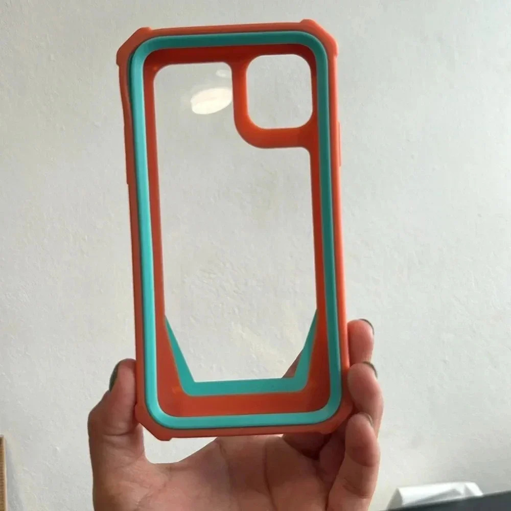 Shockproof Case for iPhone 11 – Coral & Teal Heavy Duty Cover (New!) - Picture 5 of 7